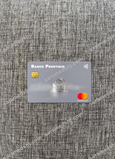 Angola Banco Prestigio, S.A. mastercard photolook front